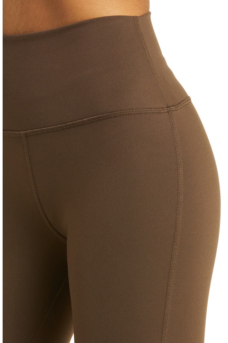 Airbrush High Waist Flare Yoga Pants, Alternate, color, ESPRESSO