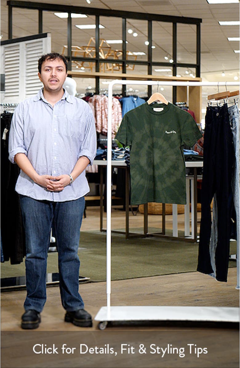 Tie Dye Wordmark Graphic T-Shirt, sales video thumbnail