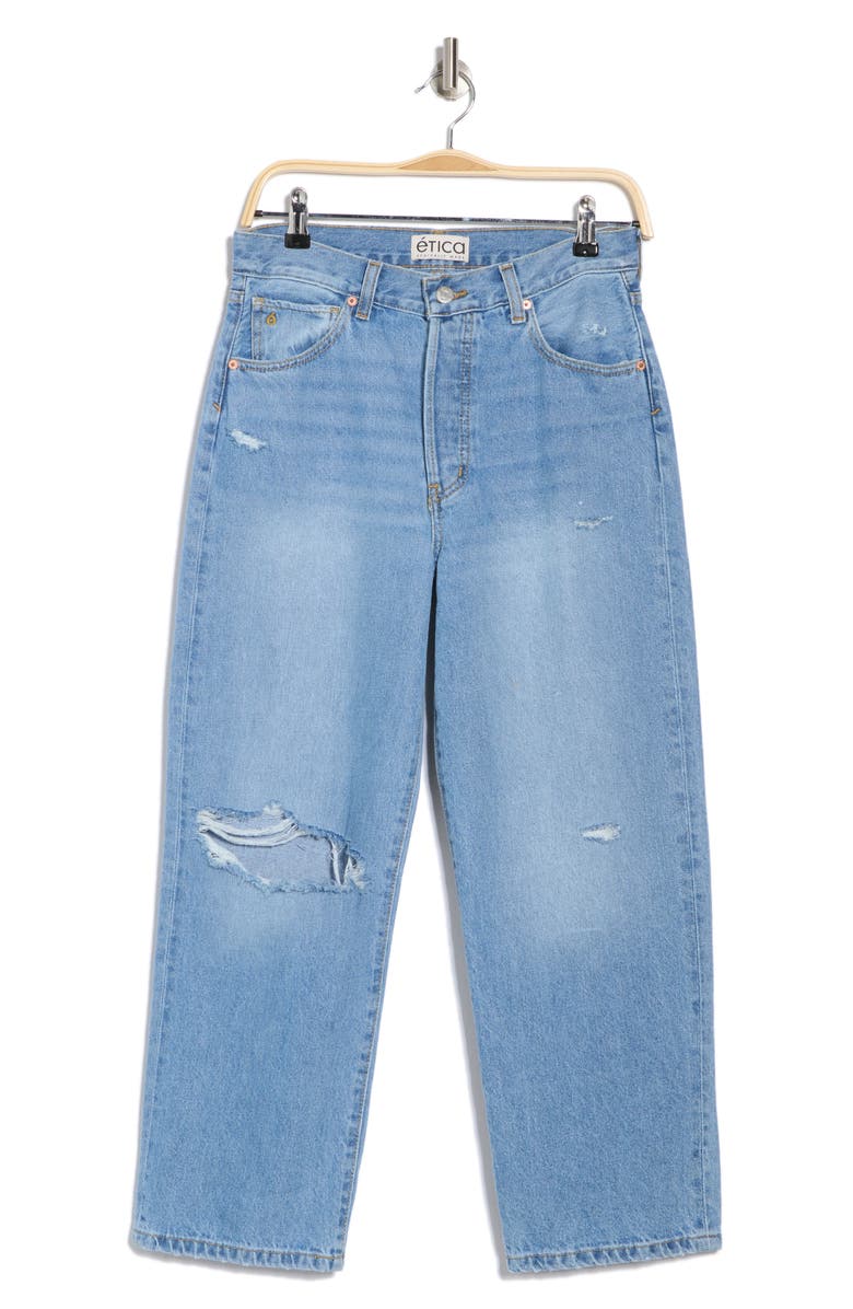 ÉTICA Altin Loose Crop Jeans, Alternate, color, 