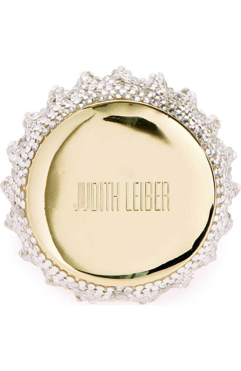 JUDITH LEIBER COUTURE Embellished Bonbon Pillbox, Alternate, color, Champagne Rhinestone Multi
