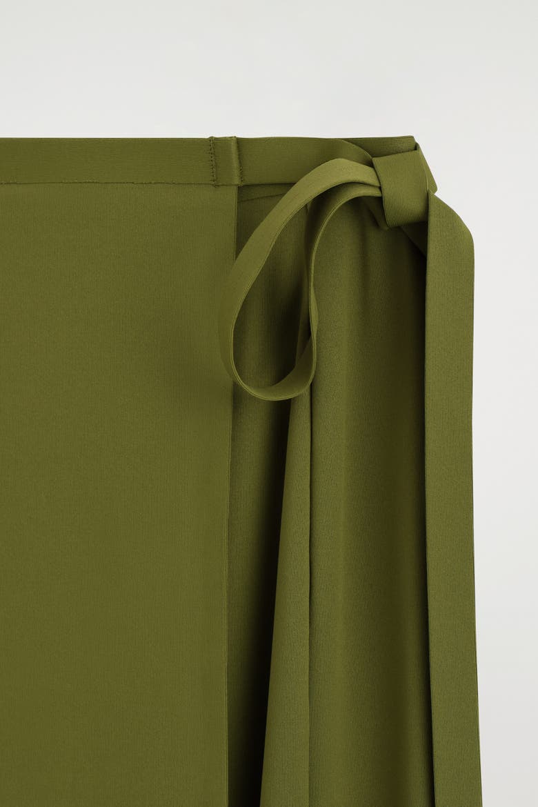 Sarong Wrap Skirt, Alternate, color, KHAKI