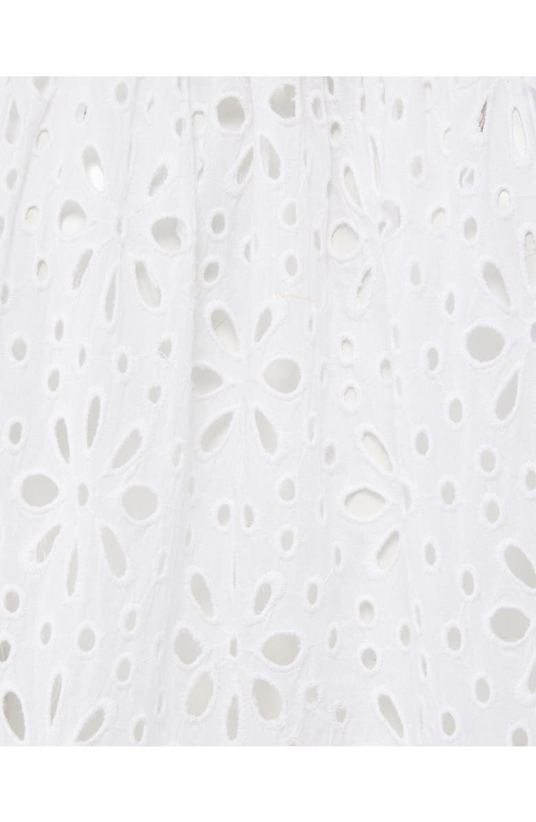 Change of Scenery Lila Smocked Eyelet Tiered Dress, Alternate, color, Fresh White Eyelet