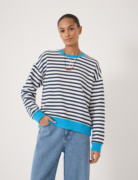 Luca Stripe Heavyweight Sweatshirt