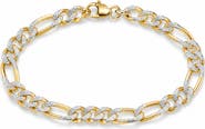 ARGENTO VIVO Men's Two-Tone Bracelet