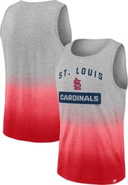 FANATICS Men's Fanatics Branded Gray/Red St. Louis Cardinals Our Year Tank Top