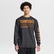 FANATICS Men's Fanatics Charcoal Tennessee Volunteers Quad Fuel The Fire Long Sleeve T-Shirt