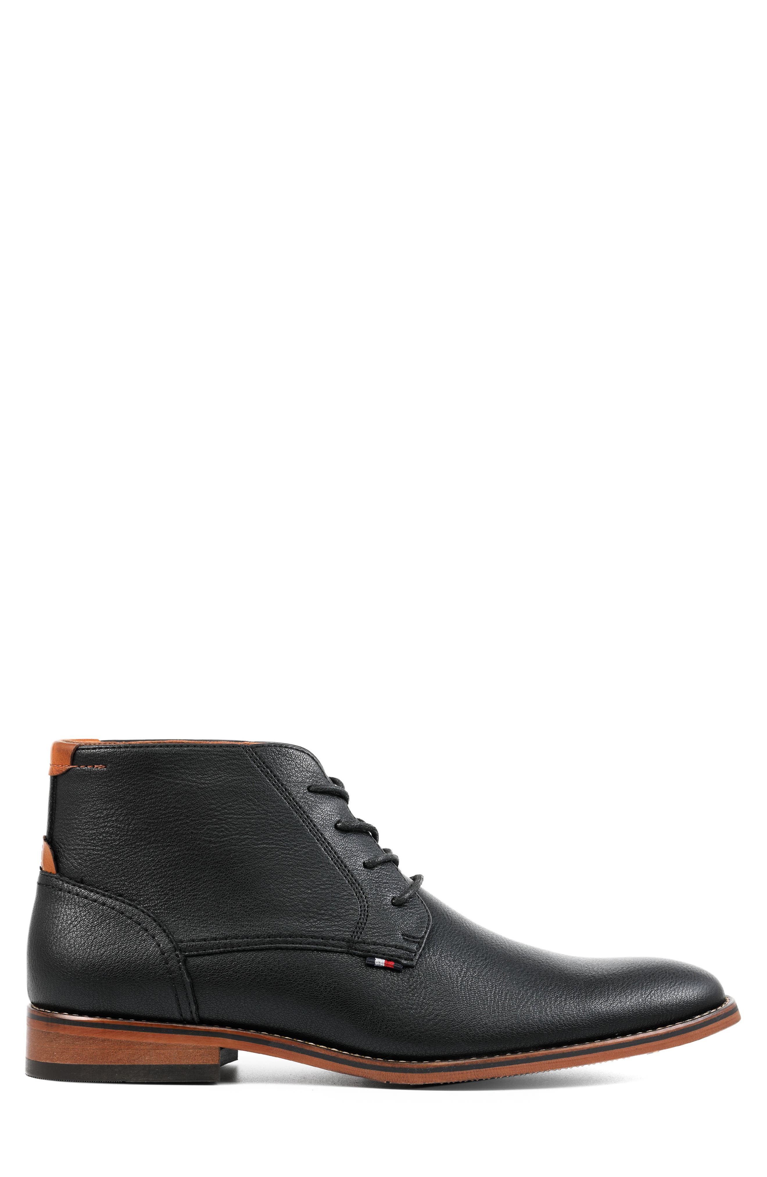 Tommy Hilfiger Bage Chukka Boot, Alternate, color, Black Tumble