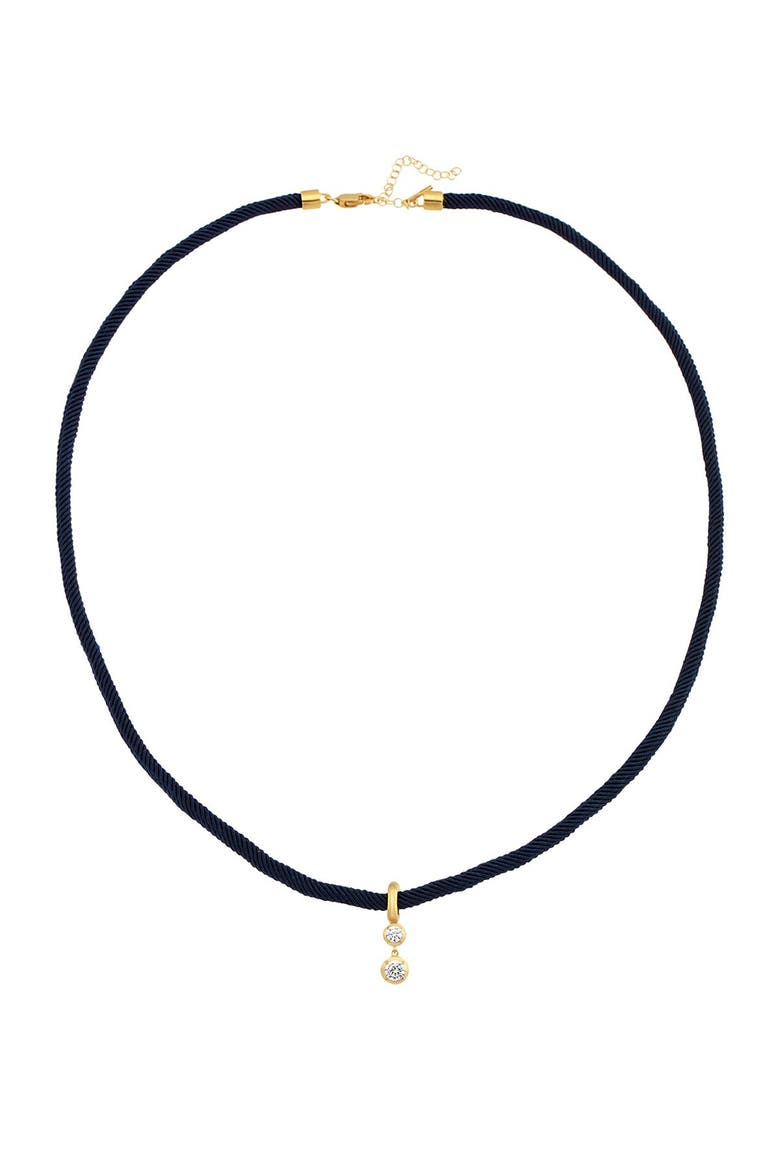 Bella Daily Rope Necklace, Main, color, Navy-White