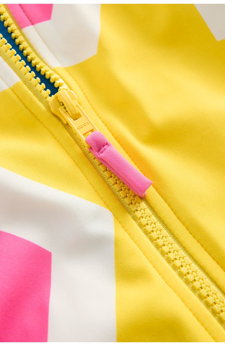 Mini Boden Kids' Short Sleeve One-Piece Rashguard Swimsuit, Alternate, color, Blue Multi Star