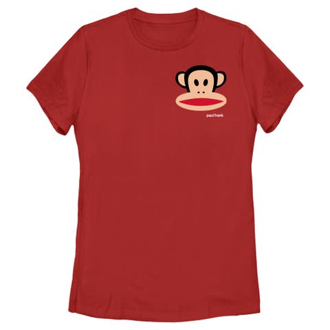 Women's Paul Frank Small Julius Left Chest  Graphic T-Shirt
