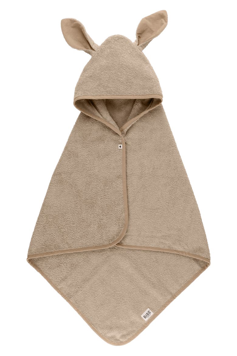 Kids' Kangaroo Hooded Towel, Main, color, VANILLA
