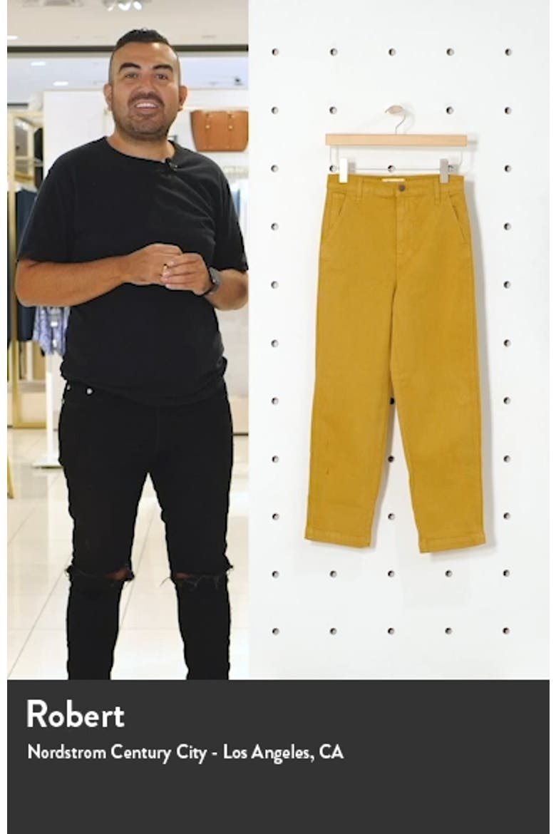 Classic Straight Leg Crop Pants video