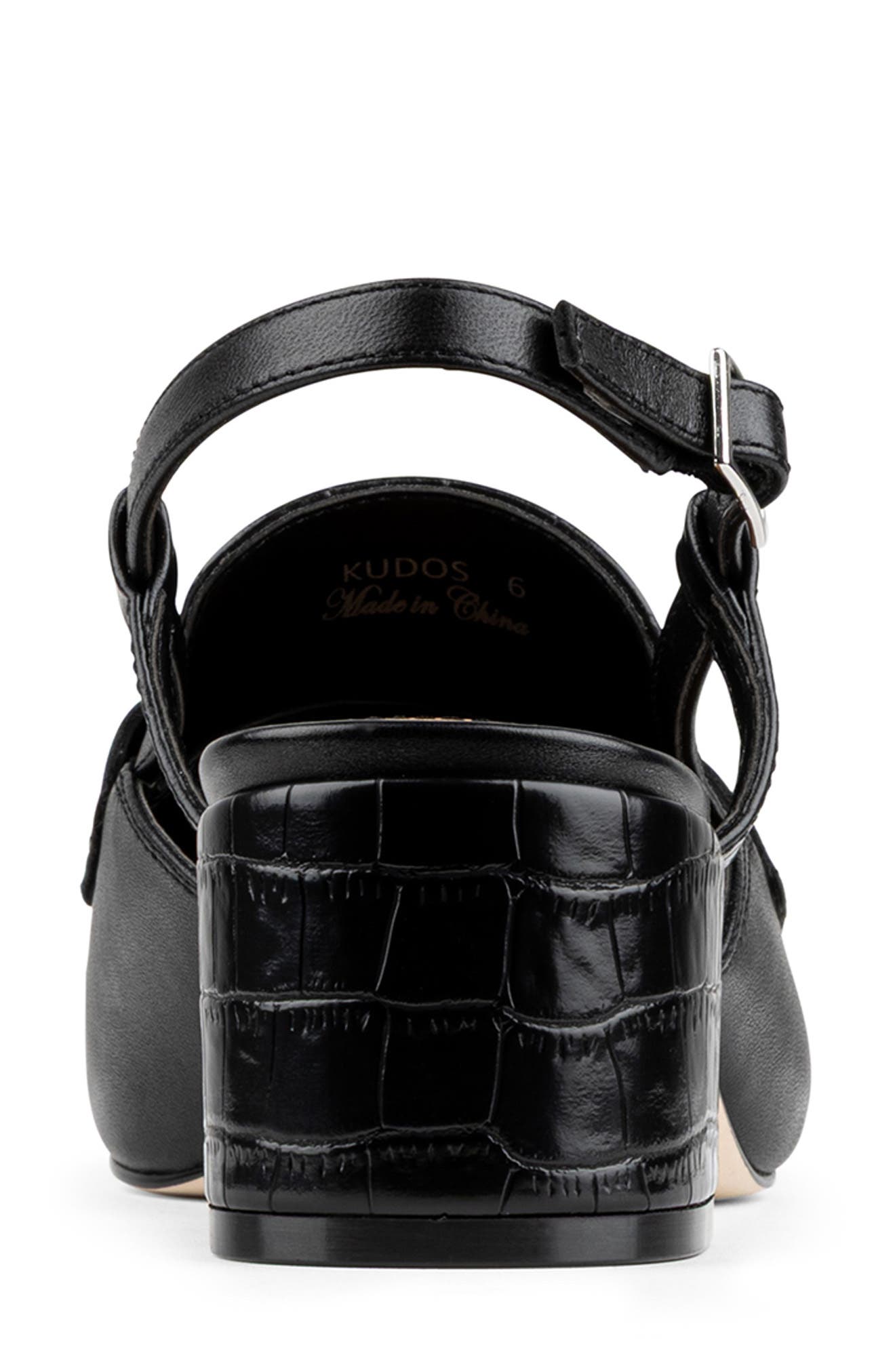 Donald Pliner Tassel Slingback Pump, Alternate, color, Black