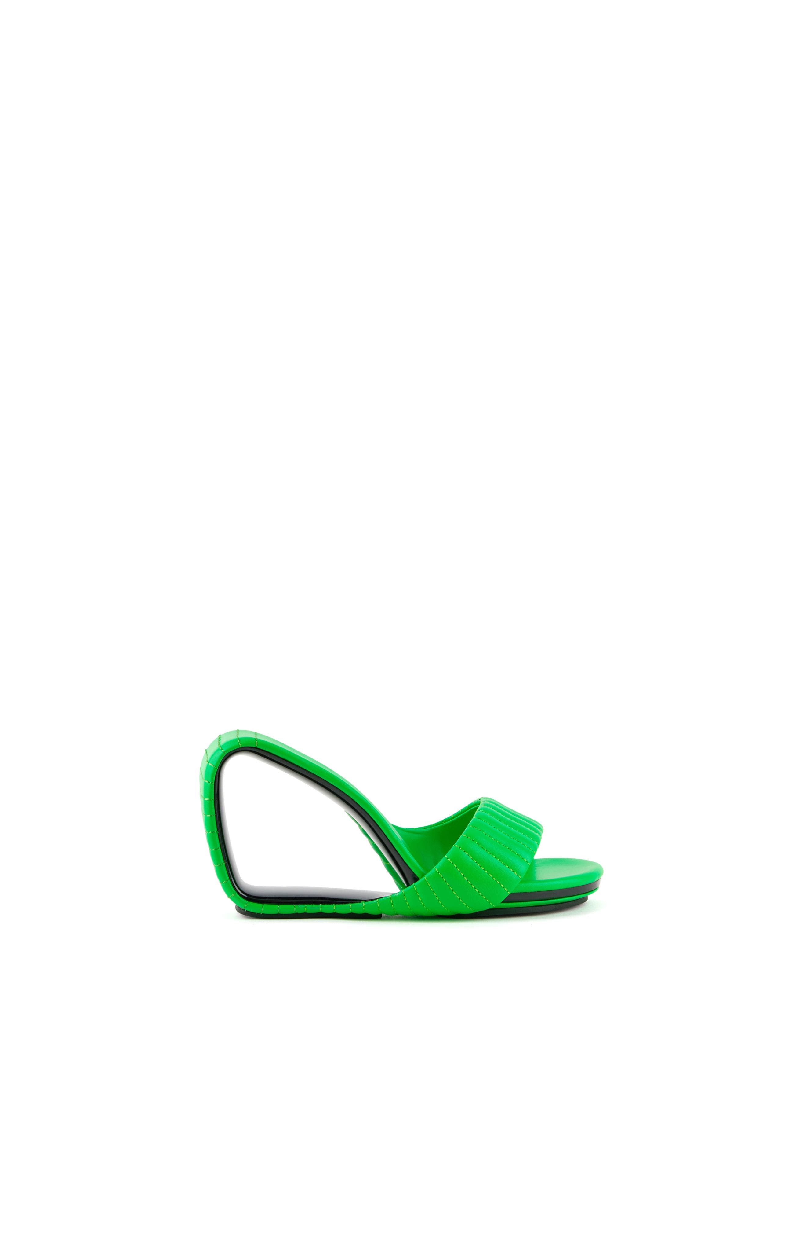  Fluo Green Puffier