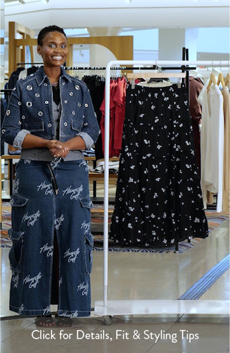 Floral Tiered Skirt, sales video thumbnail