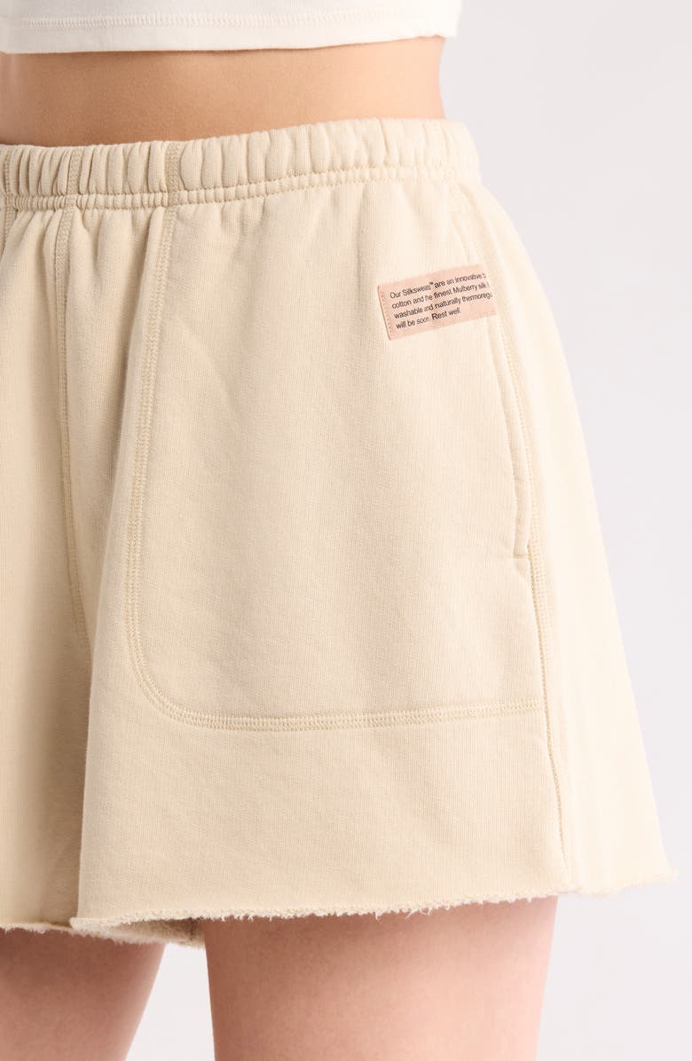Lunya Silksweats<sup>™</sup> Reversible Lounge Shorts, Alternate, color, Waltzing Sand