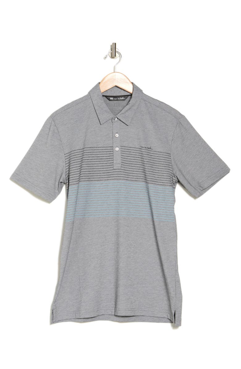 TravisMathew Quiet Nights Polo, Alternate, color, Heather Medium Grey