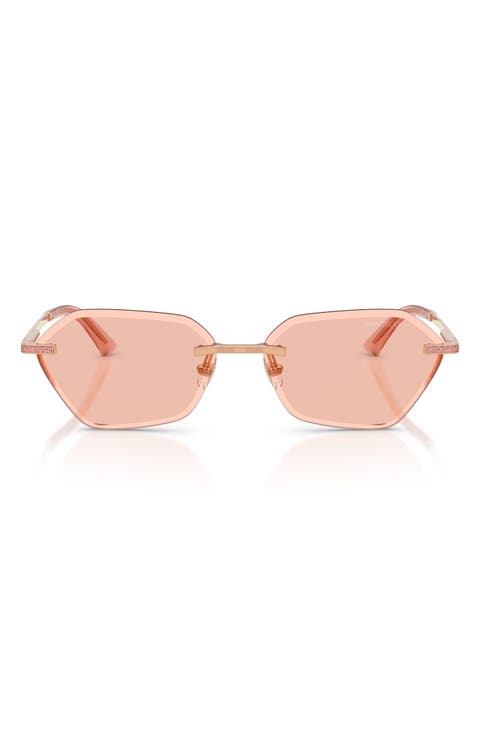 Abby 58mm Irregular Sunglasses