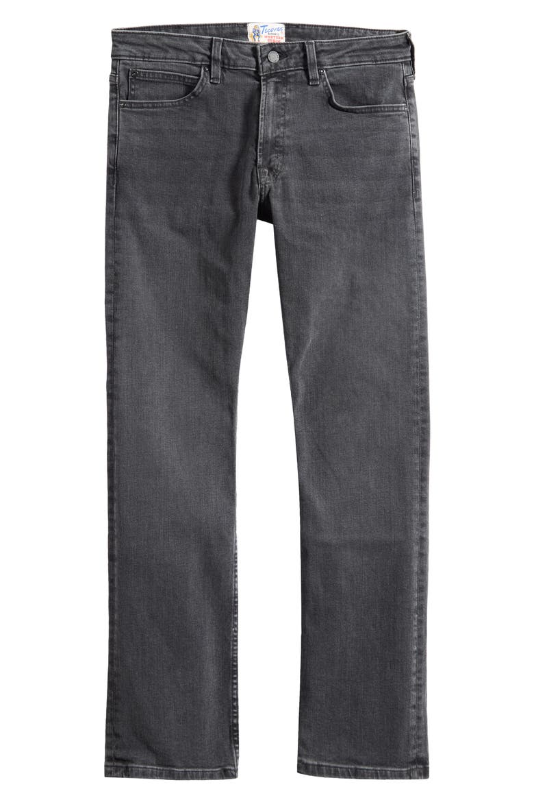Slim Straight Leg Jeans, Alternate, color, WASHED BLACK