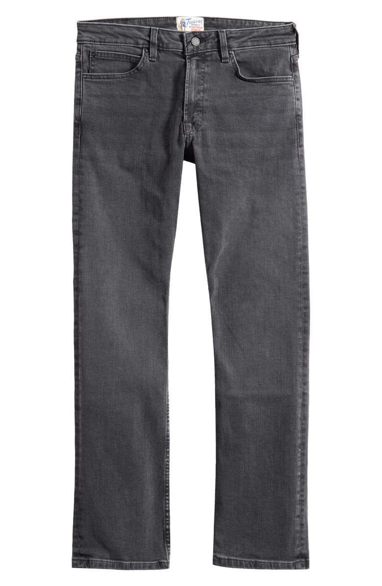 Tecovas Slim Straight Leg Jeans, Main, color, Washed Black