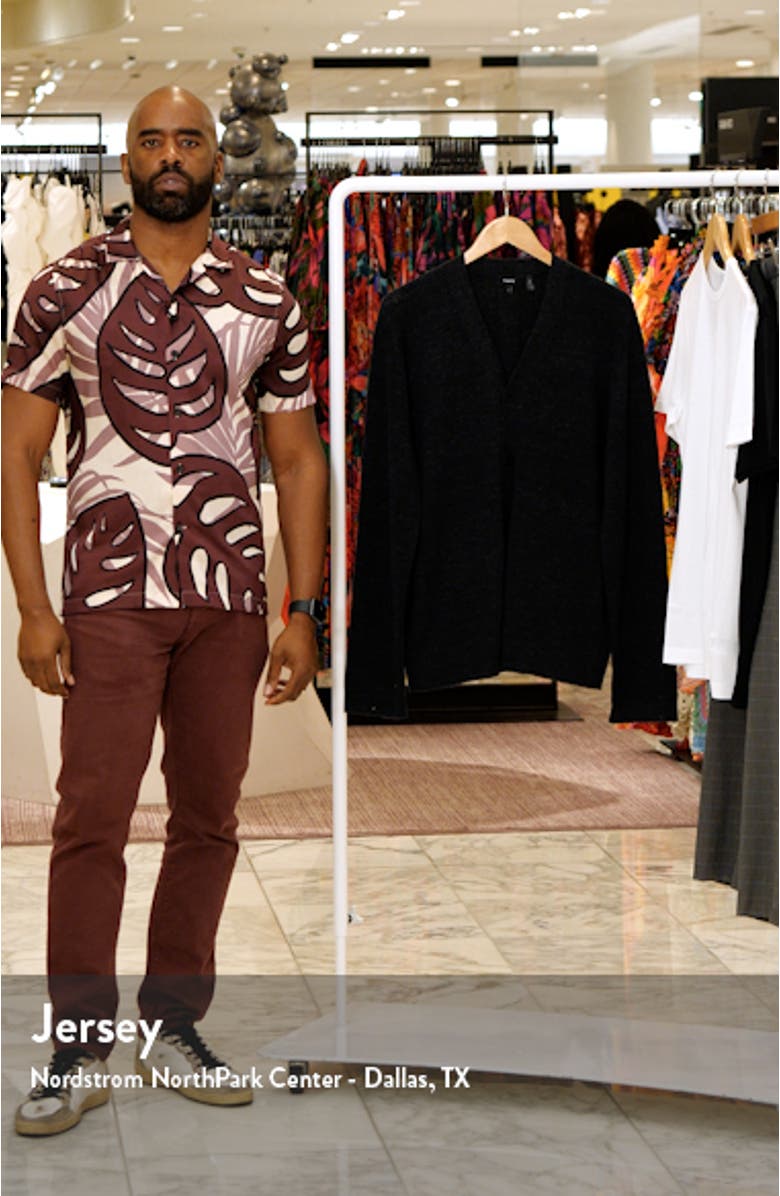 Men's Canne Linen Blend Cardigan, sales video thumbnail