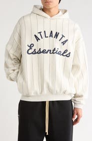 Fear of God Essentials x MLB Braves Sport Cotton Blend Graphic Hoodie