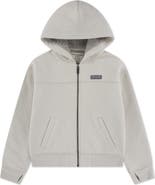 abercrombie kids Kids' Faux Fur Lined Full Zip Hoodie