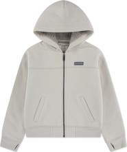 abercrombie kids Kids' Faux Fur Lined Full Zip Hoodie