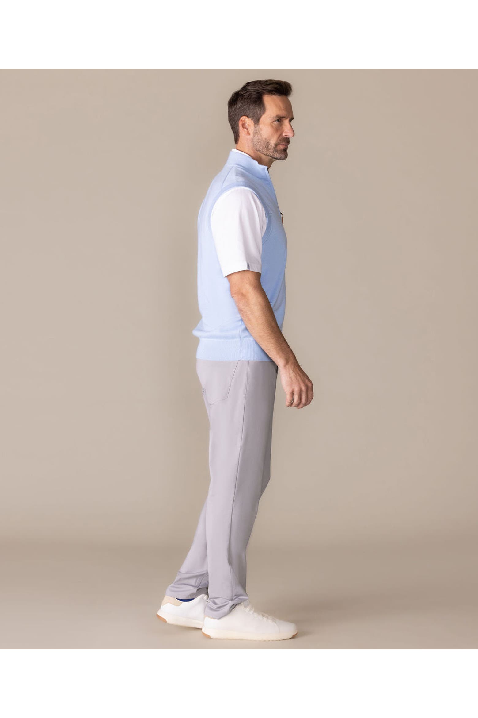 Mart Zip Code ASHWORTH GOLF Stormy 1/4 Zip Vest (Men) | Nordstrom