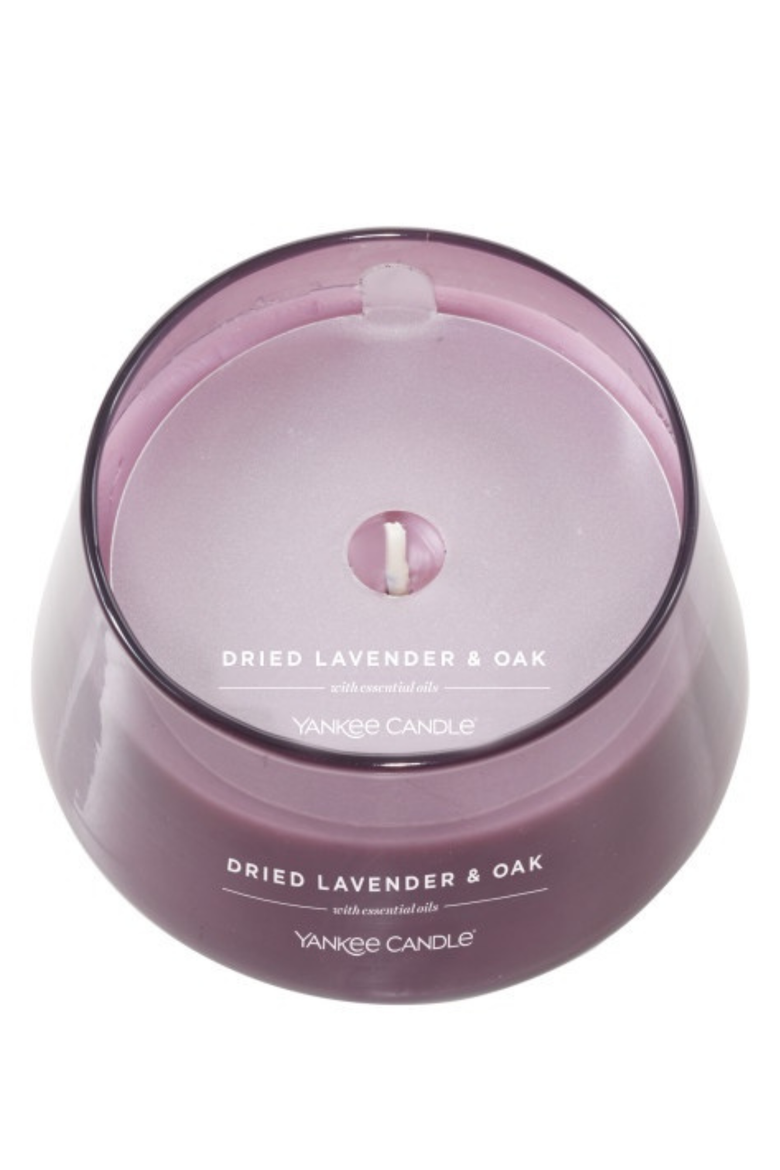 Dried Lavender & Oak Studio Candle with Essential Oils, Set of 2, Alternate, color, Purple