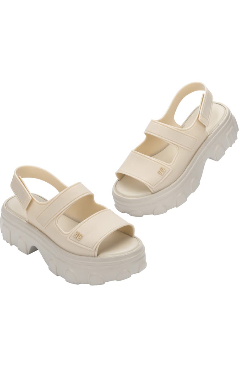 Melissa Ella Move Platform Sandal, Alternate, color, Light Beige