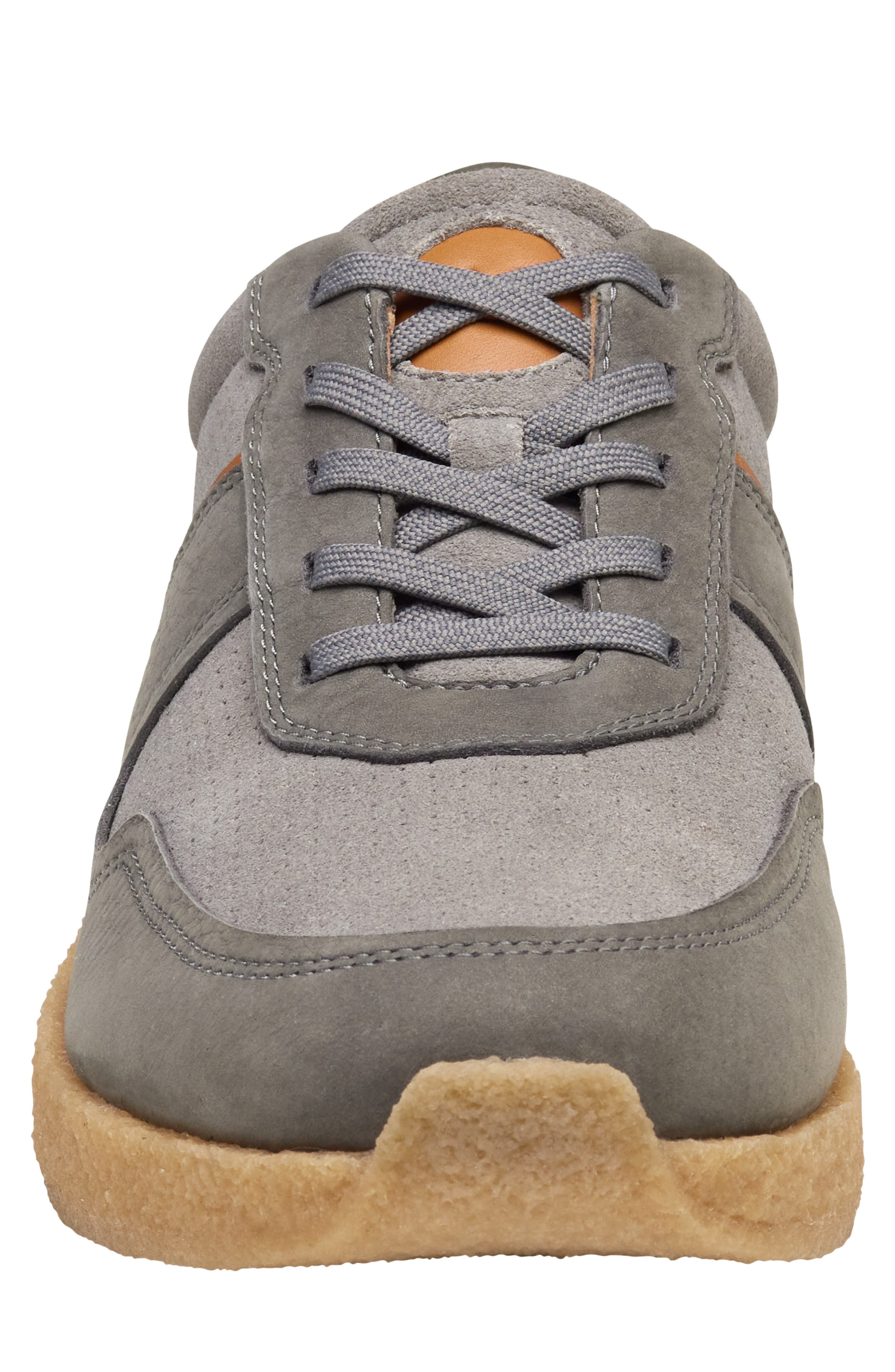 Silas Sneaker, Alternate, color, GRAY NUBUCK/ SUEDE