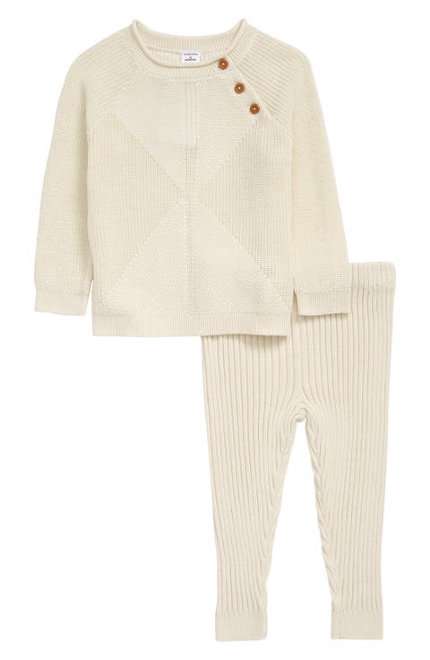 Organic Cotton Essential Sweater and Leggings Set (Baby)