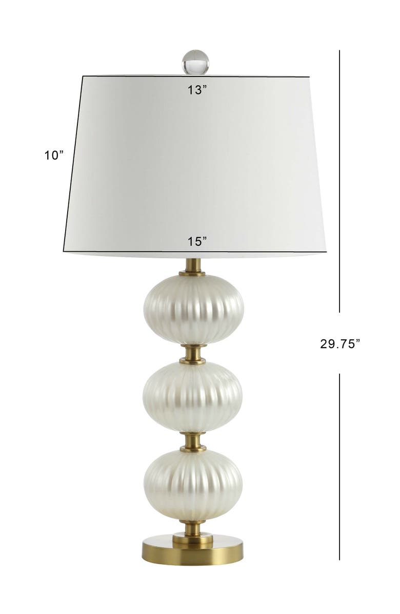 JONATHAN Y Carter 29.7" Glass LED Table Lamp, Alternate, color, 