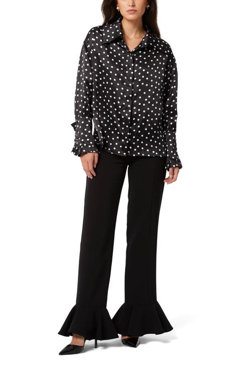 Antonia Silk Dots Blouse