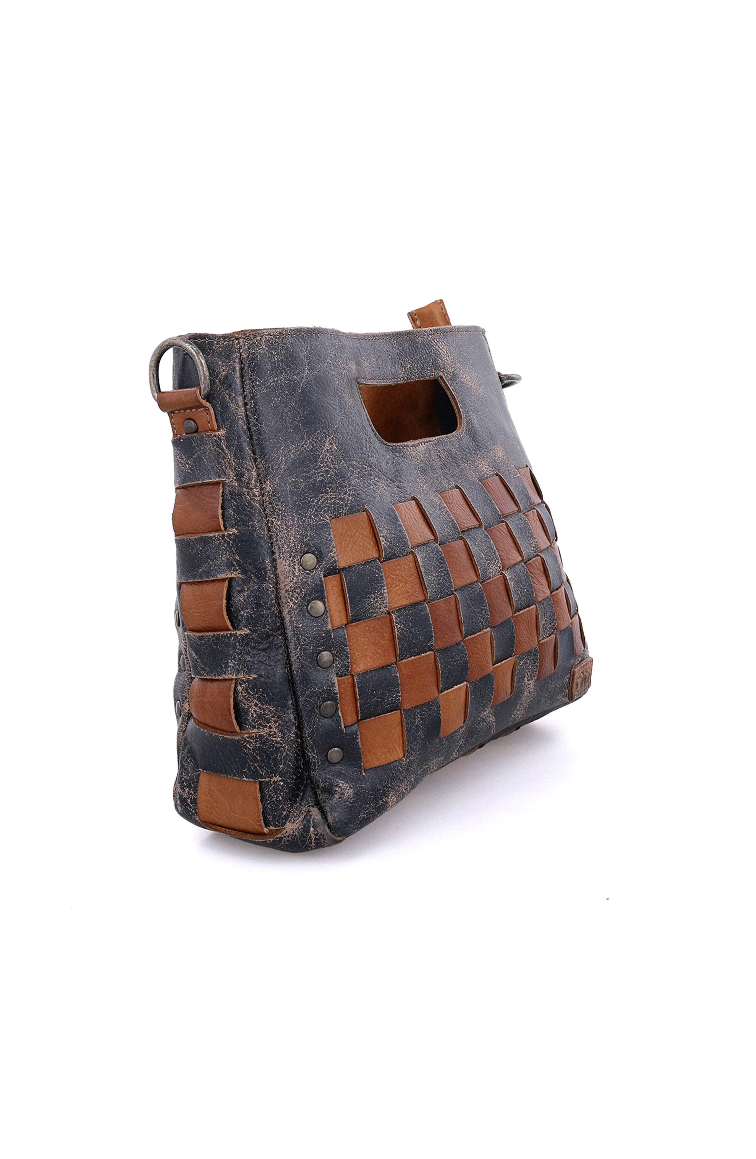 Bed Stu Keiki Handbag, Alternate, color, Black Lux Tan Rustic