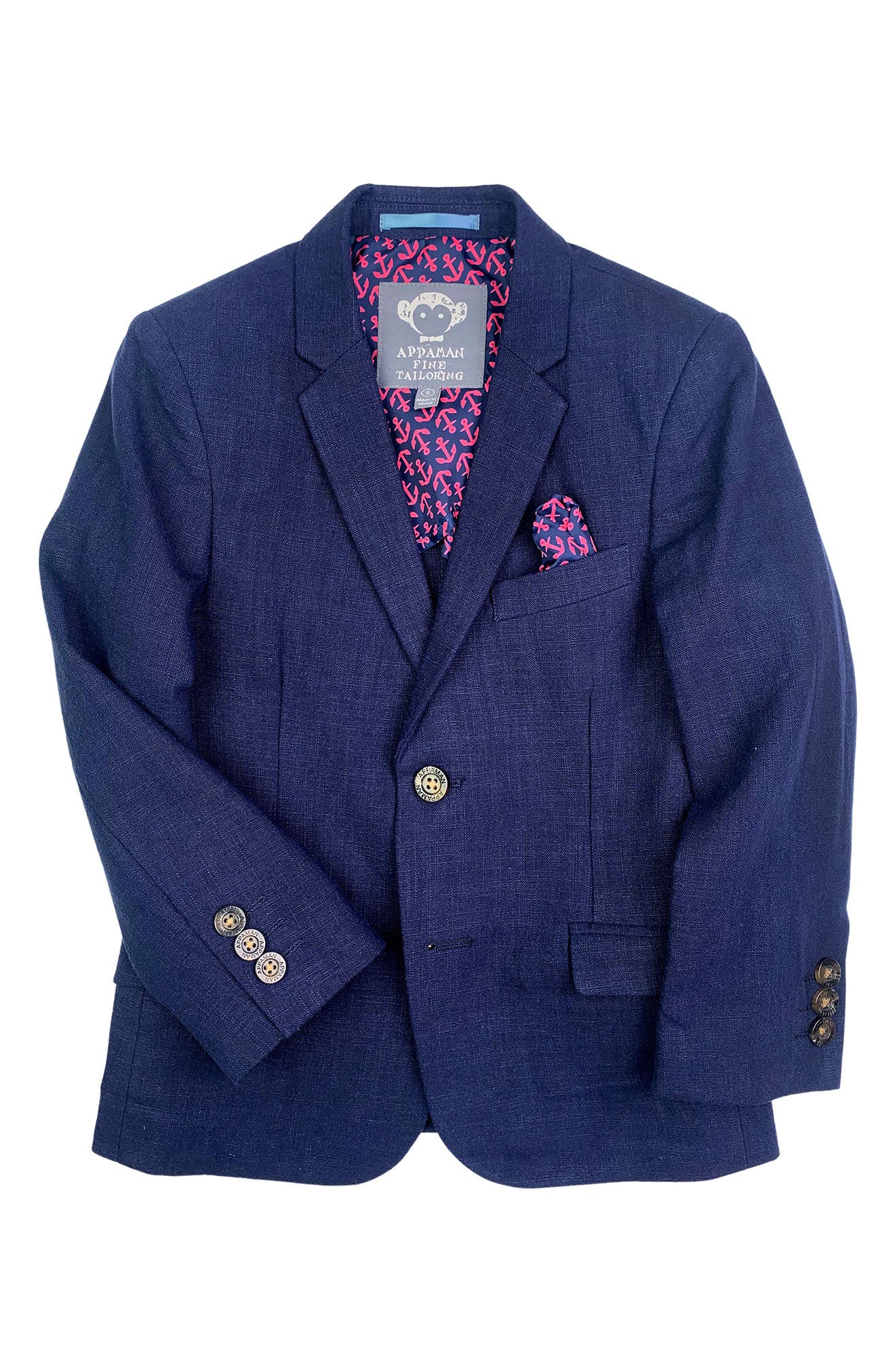 Kids' Linen & Cotton Blazer