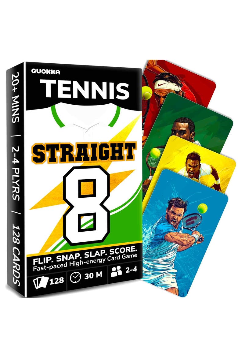 Kids and Adults Fast Paced Sports Card game, Main, color, Tennis