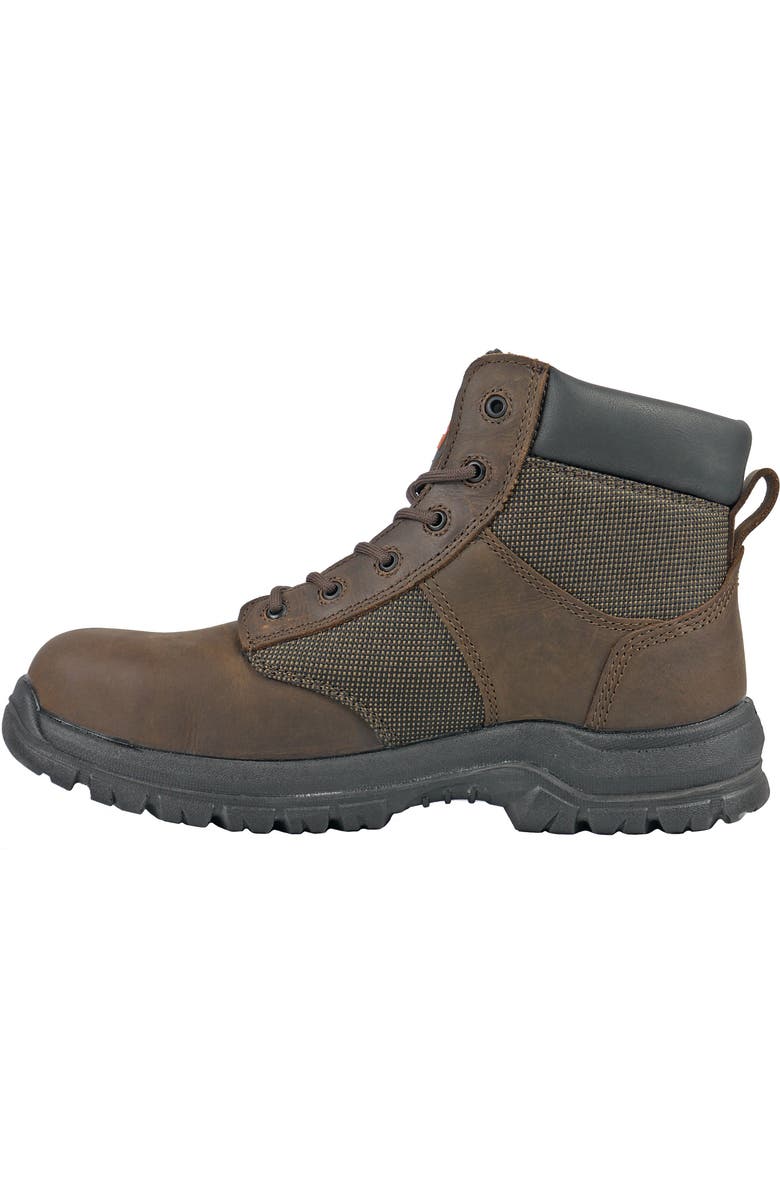 Hoss Boot Company HOSS Carter 6 Inch Steel Toe Work Boot, Alternate, color, Brown