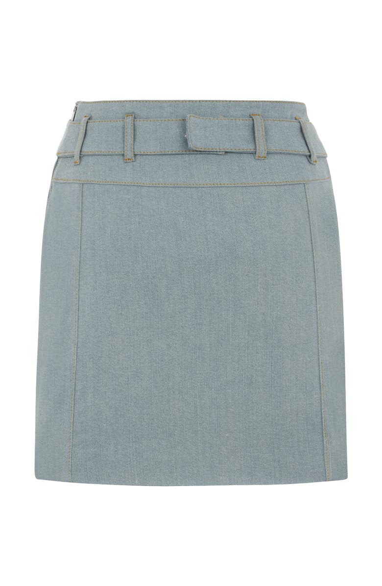 Jendue Monte J Logo Belted Shirt, Alternate, color, Nesta Blue