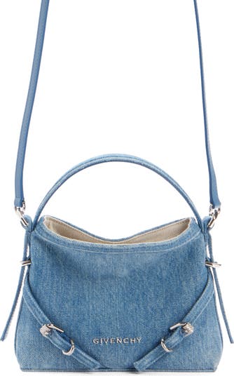 Nano Voyou Denim Crossbody Bag