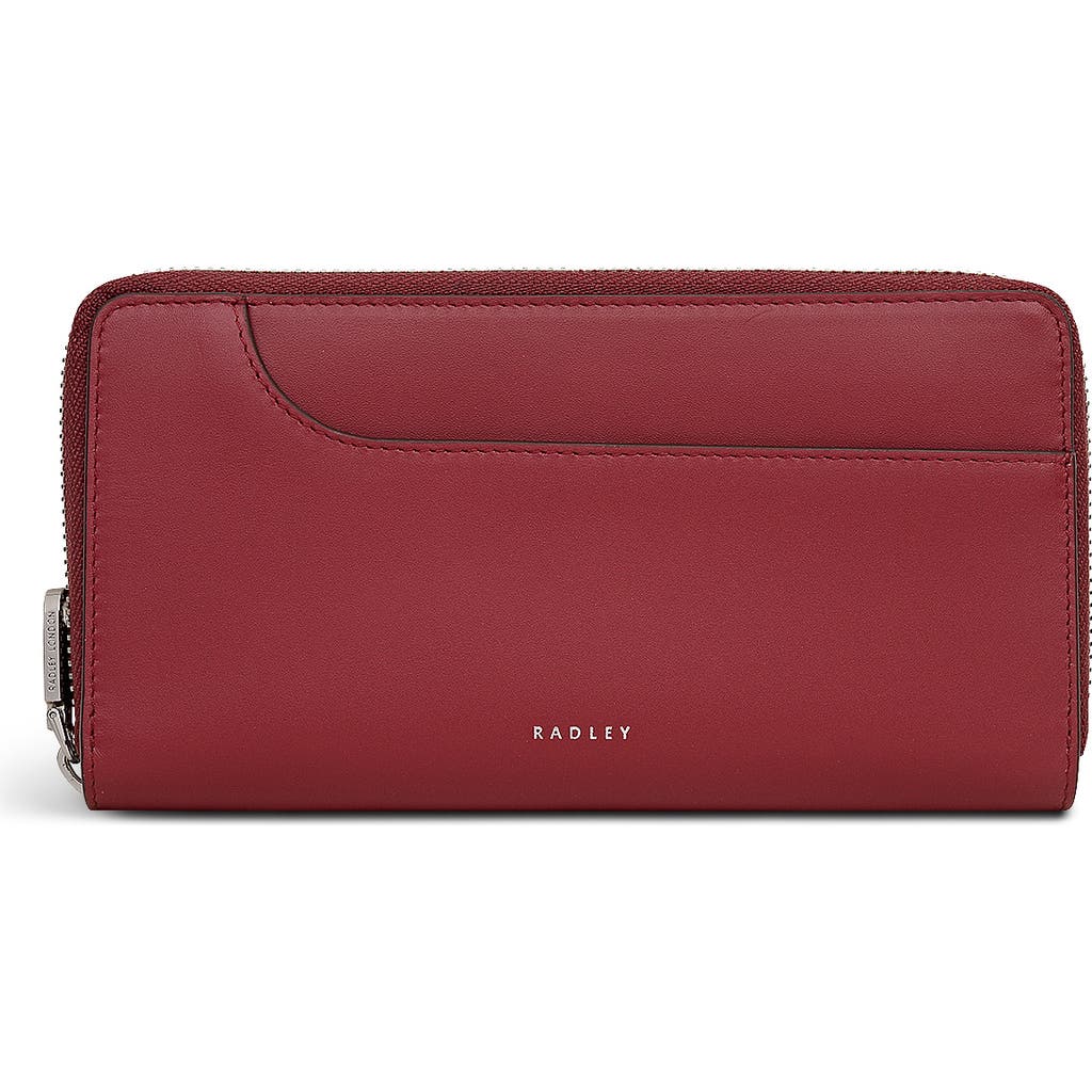 Radley Pockets Large Zip Around Wallet In Red