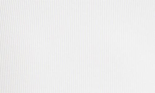 Mavi Jeans Square Neck Long Sleeve T-shirt In White