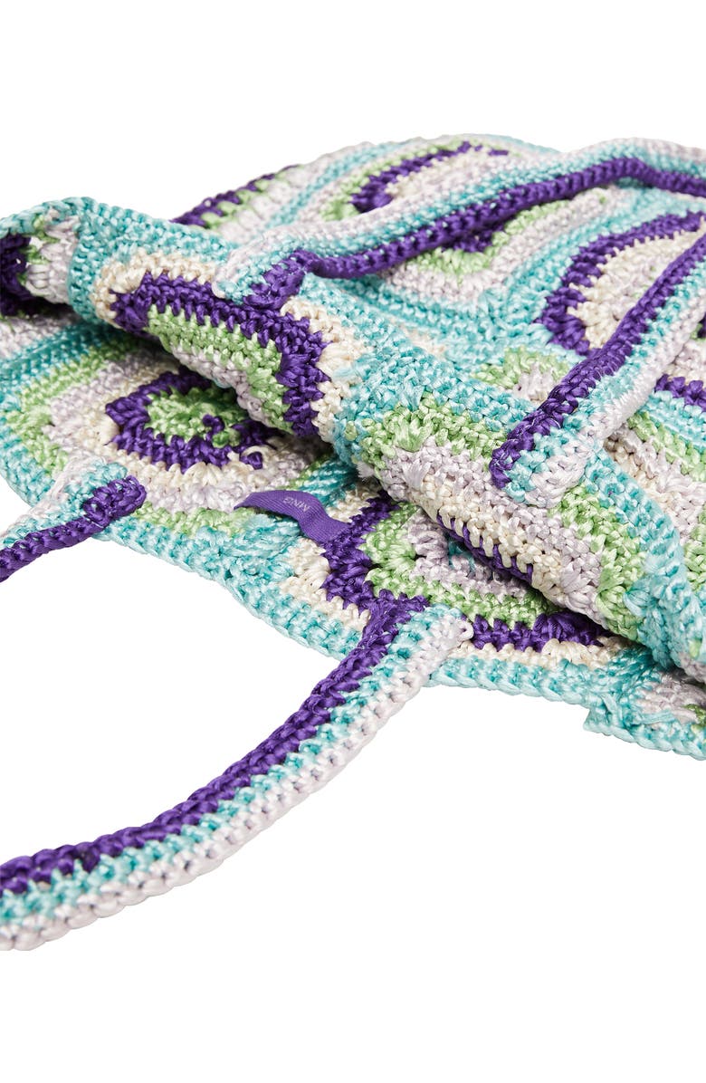MANGO Crochet Shopper Bag, Alternate, color,