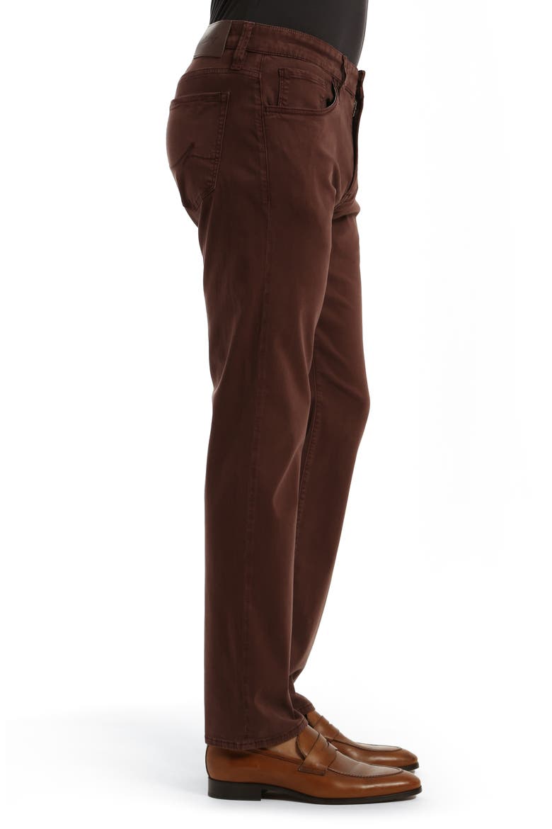 Courage Straight Leg Stretch Five-Pocket Pants, Alternate, color, MAHOGANY TWILL
