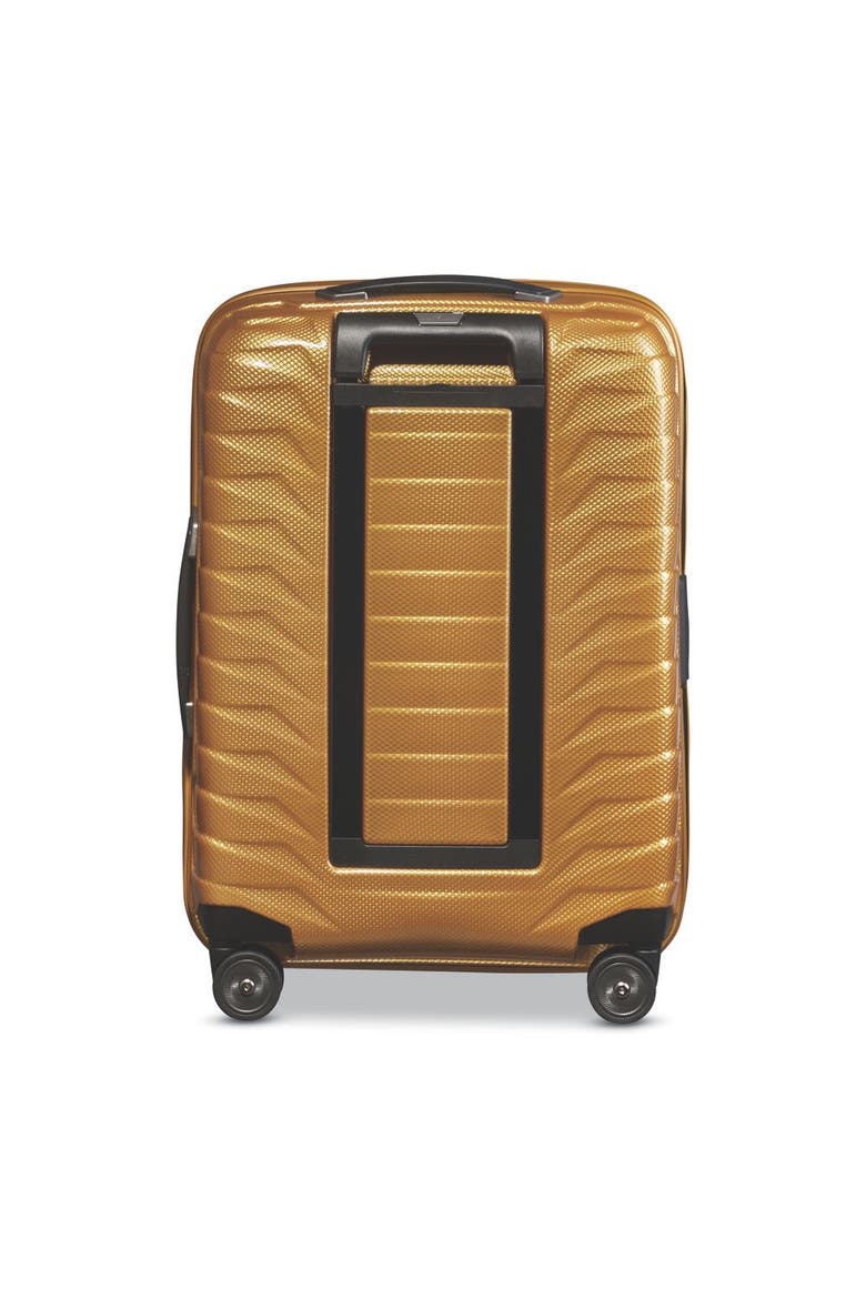 Proxis Global Hardside 22" Carry On Spinner Luggage, Alternate, color, Honey Gold