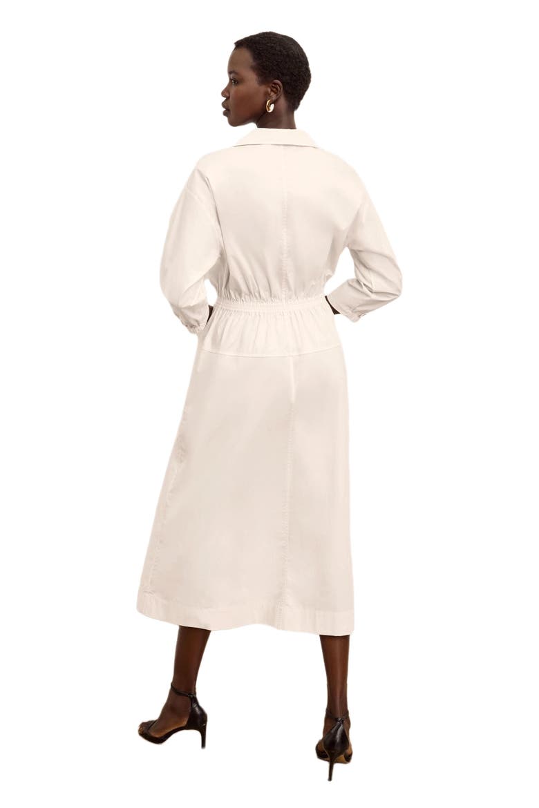 Boden Al Fresco Dress, Alternate, color, Eggshell
