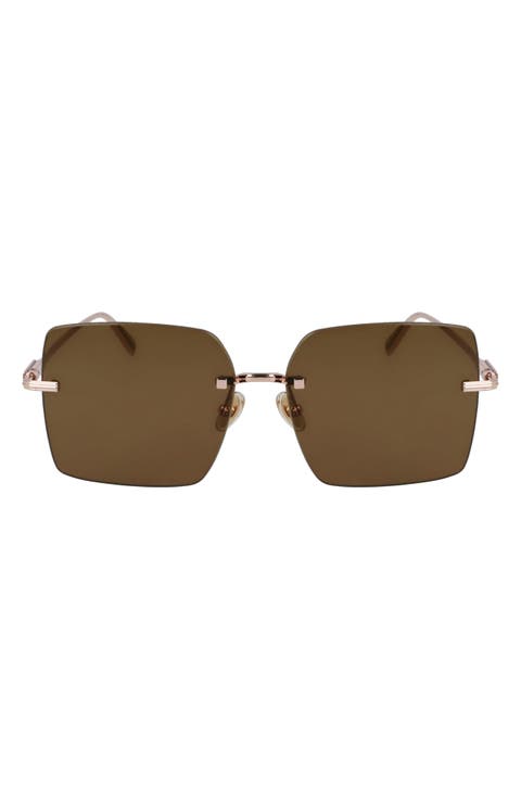 Prisma 60mm Rectangular Sunglasses
