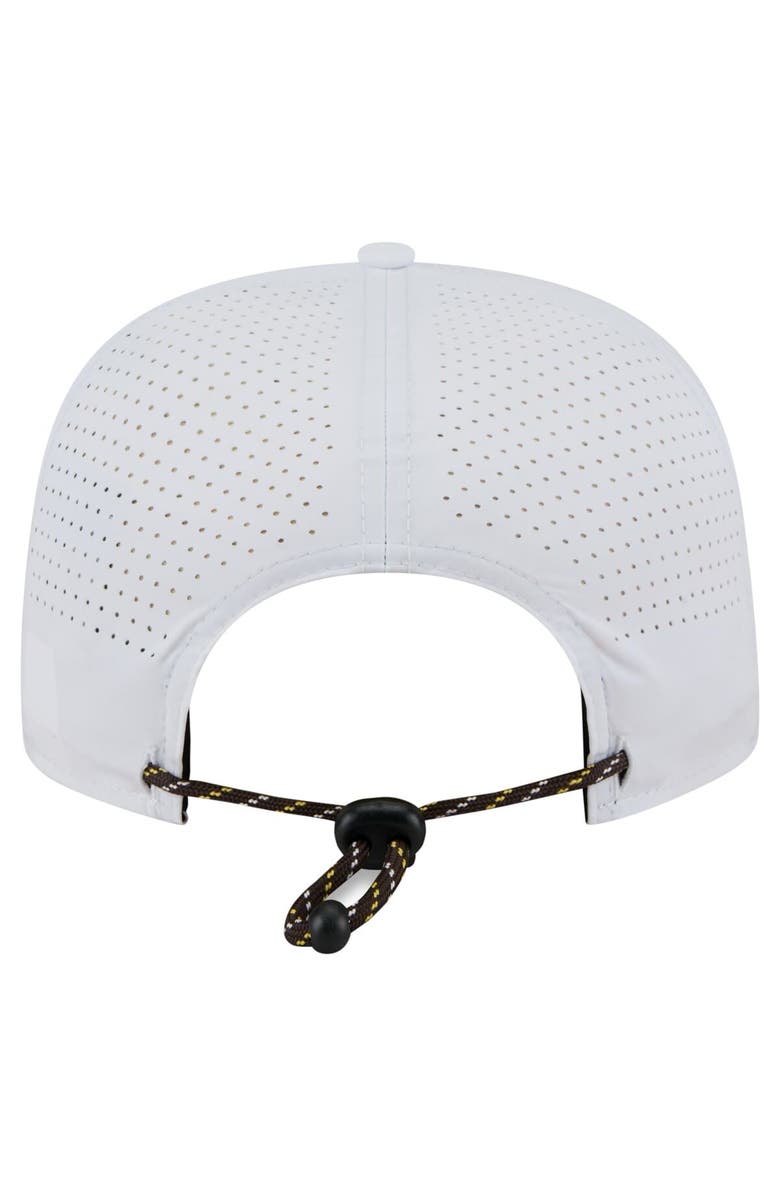 New Era Men's New Era White San Diego Padres Perforated Golfer Snapback Hat, Alternate, color, 