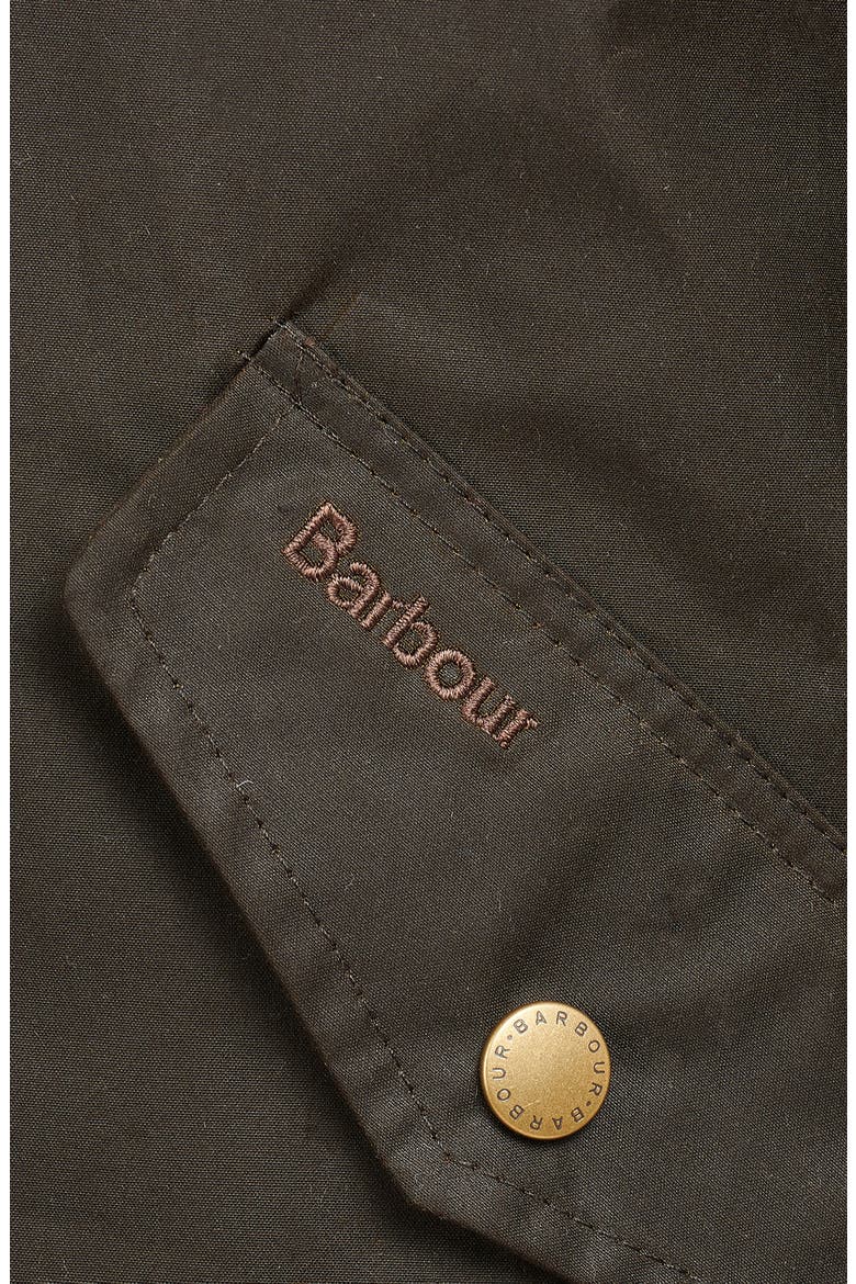 Prestbury Waxed Cotton Rain Coat, Alternate, color, OLIVE
